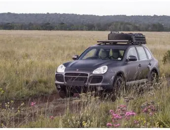 Porsche Cayenne (2002-2010) Slimline II Roof Rail Rack Kit - by Front Runner Preiswert