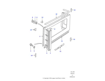 Beliebt LAND ROVER PANEL-BODYSIDE Bovenste, Excl. ruitopening achterzijde, Rechts Paneel-flank