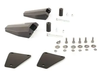 FerroForcia complete bonnet hinge set (paint yourself) including all mounting parts for Land Rover Defender 110 / 130 up to and including 2016 Online Kaufen