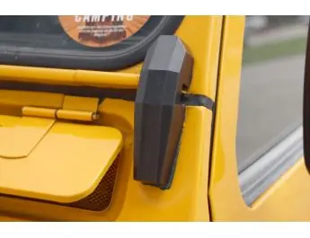 FerroForcia windscreen frame brackets non-hinged (black anodized) Direktkauf