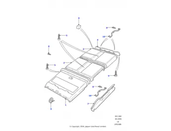 110" wielbasis Ripple grijs, Tussenliggend Hemelbekleding-daklijst Must-Have