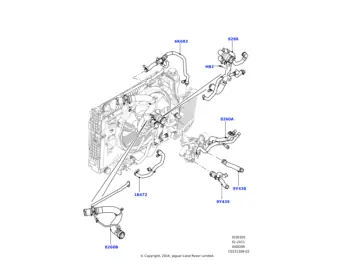 Expressversand KACHELSLANG MET CONNECTOR 4.4L V8 DIESEL - RANGE ROVER VOGUE + SPORT