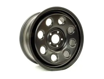 TERRAFIRMA 18X8 ET45 STALEN VELG D3/D4/RRS SATIJN ZWART MET MOEREN Preis Gesenkt