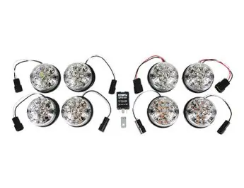 CLEAR LENS LED LIGHT KIT FOR DEFENDER 90/110 AND SERIES 3 Nur Für Kurze Zeit