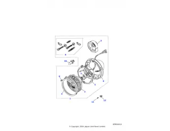 BEZEL - HEADLAMP - FRONT - DEF 83-06/RRC/S3 Heißes Angebot