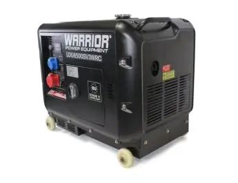 Neue Ware Warrior 6.25 kVa Diesel Generator 3 Phase - Wireless Remote