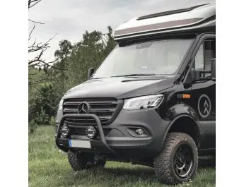 Front A Bar beugel Zwart Mat 63mm Sprinter 2018- AWD en achterwielaandrijving Expressversand