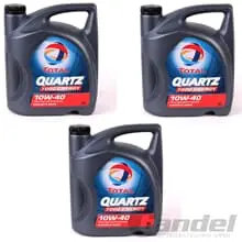15 Liter (3x5) TOTAL Quartz 7000 ENERGY SAE 10W-40 Motorenöl Heißes Angebot