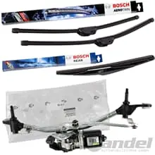 ORIGINAL WISCHERGESTÄNGE+MOTOR+SCHEIBENWISCHER VORNE passend für RENAULT CLIO 3 Garantierte Lieferung