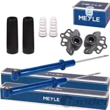Direktkauf 2x MEYLE GAS STOßDÄMPFER + DOMLAGER PROTECTION-KIT HINTEN passend für MAZDA 3 BK
