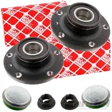Kracherpreis 2x FEBI RADLAGER SATZ RADNABE HINTERACHSE passend für OPEL CORSA D