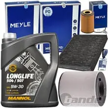MEYLE FILTERSET+MANNOL 5W30 für 1.6 TDI VW POLO 6R für SKODA FABIA 2 AUDI A1 Direkt Vom Hersteller