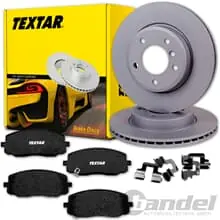 TEXTAR BREMSSCHEIBEN 241mm + BELÄGE VORNE passend für HYUNDAI i10 PA Preiswert