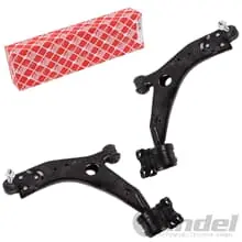 2x FEBI QUERLENKER VORDERACHSE passend für FORD FOCUS VOLVO C30 C70 V50 Jetzt Kaufen