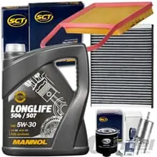 Top-Preis INSPEKTIONSPAKET+MANNOL 5W30 ÖL 1.0 TSI 70+81 PS für VW POLO 6R SEAT IBIZA 4 6J