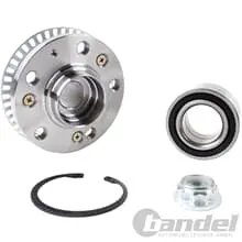 Begrenztes Angebot RADLAGER + RADNABE ABS-RING VORNE + HINTEN für AUDI A3 8L TT VW GOLF 4 BEETLE
