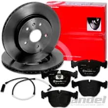 Neuheit brembo BREMSSCHEIBEN 324mm+BELÄGE VORNE passend für BMW 5er E39 nur V8 535i 540i