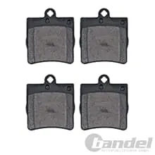 BREMSBELÄGE HINTEN für MERCEDES C-KLASSE W202 W203 CLK E-KLASSE W210 SLK R170 Sichere Zahlung