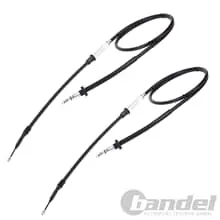 Sonderangebot 2x HANDBREMSSEILE HINTEN LINKS RECHTS für VW PASSAT (3B2, 3B3, 3B5, 3B6) ALLRAD