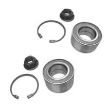 2x RADLAGER-SATZ ABS-SENSOR VORNE passend für FORD FIESTA 5 FOCUS FUSION MAZDA 2 Günstig