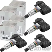 Top-Angebot 4x VDO SENSOR REIFENDRUCK passend für RENAULT LAGUNA III MEGANE III SCENIC