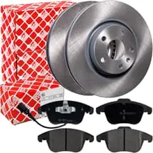 Sichere Zahlung FEBI BREMSSCHEIBEN Ø312mm + BELÄGE VORNE für VW SHARAN TIGUAN AUDI Q3 ALHAMBRA