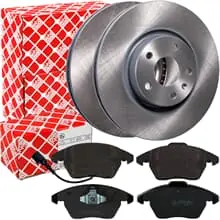 FEBI BREMSSCHEIBEN Ø312mm + BELÄGE VORNE für AUDI A1 A3 8P TT 8J VW GOLF 5+6 Neu Im Sortiment