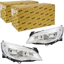 Zertifiziert 2x TYC H7/H7 W21/5W SCHEINWERFER LINKS+RECHTS für OPEL ASTRA J P10 BIS 09.2012