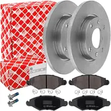 Knallerangebot FEBI BREMSSCHEIBEN Ø247mm + BELÄGE VORNE für 1.1/1.4 CITROEN XSARA PEUGEOT 206
