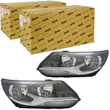 2x TYC H15 H7 SCHEINWERFER LINKS+RECHTS MIT LWR für VW TIGUAN AB 05.11 FACELIFT Sale