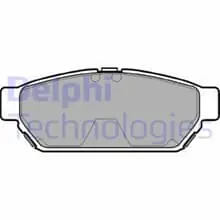 Versand Am Gleichen Tag DELPHI BREMSBELÄGE SATZ HINTERACHSE FÜR MITSUBISHI CARISMA COLT FTO LANCER
