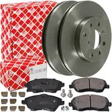 Sale FEBI BREMSSCHEIBEN Ø240mm + BELÄGE VORNE für 1.0/1.2/1.7 OPEL COMBO CORSA C