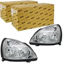 Preis Gesenkt 2xTYC H7/H1 SCHEINWERFER LINKS+RECHTS CHROM für RENAULT CLIO II AB 2001 FACELIFT