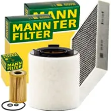 Sale MANN FILTER INSPEKTIONSPAKET passend für 1.6 TDI VW POLO 6R AUDI A1 IBIZA FABIA