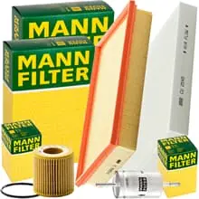 Kracherpreis MANN FILTER INSPEKTIONSPAKET passend für VW POLO 9N SKODA FABIA 6Y SEAT IBIZA 6L