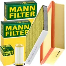 MANN FILTER INSPEKTIONSPAKET passend für AUDI A3 8V Q2 Q3 VW GOLF 7 8 PASSAT B8 Schneller Versand