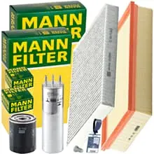 MANN FILTER INSPEKTIONSPAKET passend für VW 2.0 TDI BiTDI T5 T6 BUS MULTIVAN Top-Angebot
