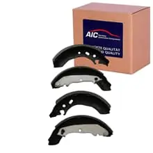 AIC BREMSBACKEN-SATZ HINTERACHSE PASSEND FÜR FORD COURIER ESCORT FIESTA KA PUMA Kracherpreis