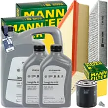 Neu MANN INSPEKTIONSPAKET+7L ORIGINAL 0W-30 MOTORÖL passend für VW T5 T6 2.0 BiTDI