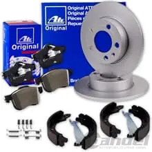 Ausverkauf ATE BREMSSCHEIBEN + BELÄGE + HANDBREMSE HINTEN passend für HYUNDAI i30 FD