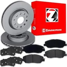 Zimmermann BREMSSCHEIBEN 321mm + BELÄGE VORNE passend für HYUNDAI SANTA FE 3 DM Markenware