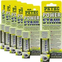 6x 50g PETEC POWER STAHL SB FLÜSSIG METALL KLEBER WASSER-/ ÖLBESTÄNDIG ROSTFREI Sale