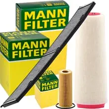 MANN FILTER INSPEKTIONSPAKET passend für BMW 325 330d 3er E90 E92 E93 197-231 PS Preis Gesenkt
