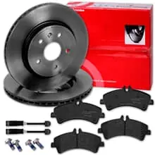 brembo BREMSSCHEIBEN 303mm + BELÄGE HINTEN passend für MERCEDES SPRINTER 906 Top-Preis