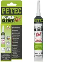 20g PETEC POWER KLEBER GEL UNIVERSAL SEKUNDENKLEBER BLITZSCHNELL KLEBSTOFF Preiswert