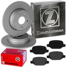 ZIMMERMANN BREMSSCHEIBEN 251mm + BELÄGE HINTEN passend für ALFA 147 937 Neu