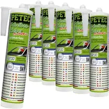 6x 290mL PETEC SCHEIBENKLEBER KARTUSCHE SCHEIBEN-KLEBER ECONOMIC PRIMERLOS Direktkauf