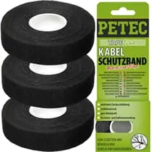 3x 10m PETEC KABELSCHUTZ BAND MULTITAPE ISOLIERBAND REPARATUR GEWEBE KLEBE TAPE Billig