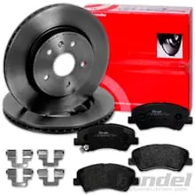 brembo BREMSSCHEIBEN 256mm + BELÄGE VORNE passend für KIA RIO 4 YB Highlight
