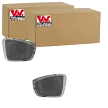 Expressversand 2x VAN WEZEL SPIEGELGLAS UNBEHEIZT passend für SEAT MII SKODA CITIGO VW UP! LINK